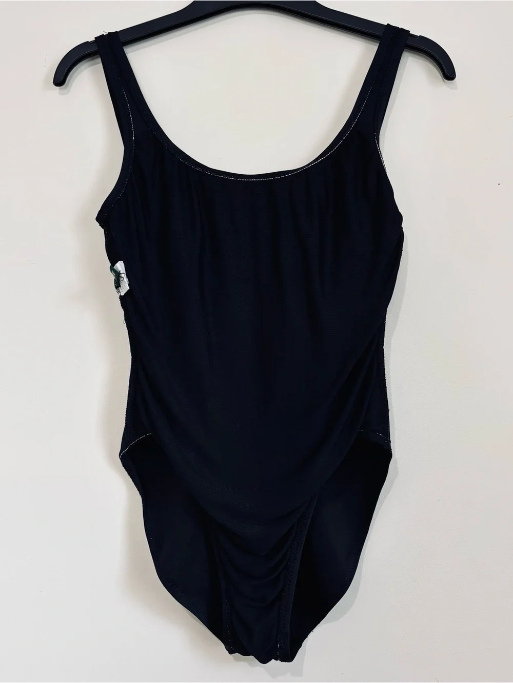 J. Crew Vintage made in USA black scoop neck low back sleeveless tank bodysuit 6